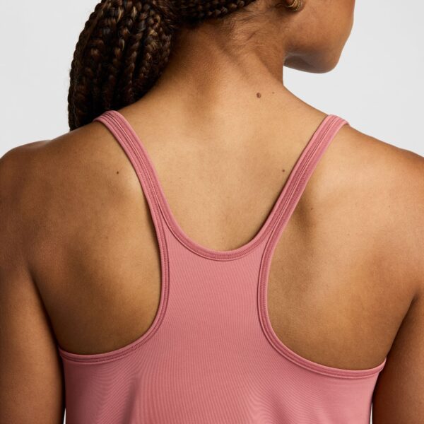 NIKE W NK ONE CLASSIC DF STRPY TANK CANYON PINK/BLACK – Bild 5