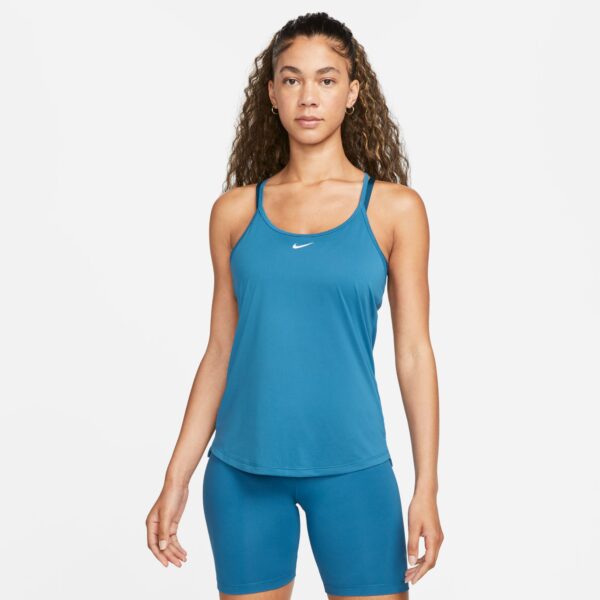NIKE W NK ONE DF ELSTKA STD TANK INDUSTRIAL BLUE/WHITE