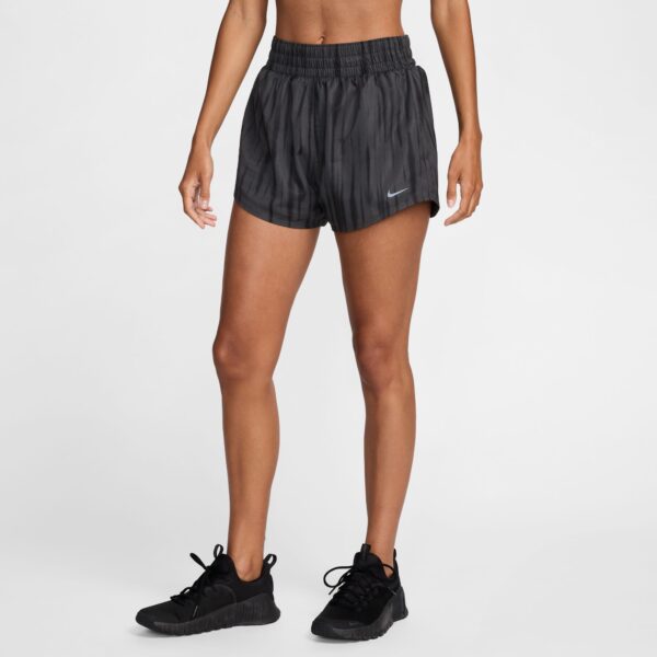 NIKE W NK ONE DF HR 3IN BR AOP ANTHRACITE/BLACK/BLACK