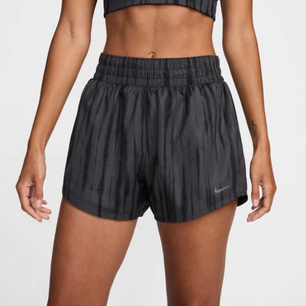 NIKE W NK ONE DF HR 3IN BR AOP ANTHRACITE/BLACK/BLACK – Bild 2