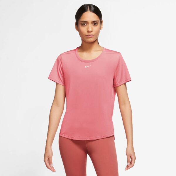 NIKE W NK ONE DF SS STD TOP SEA CORAL/WHITE