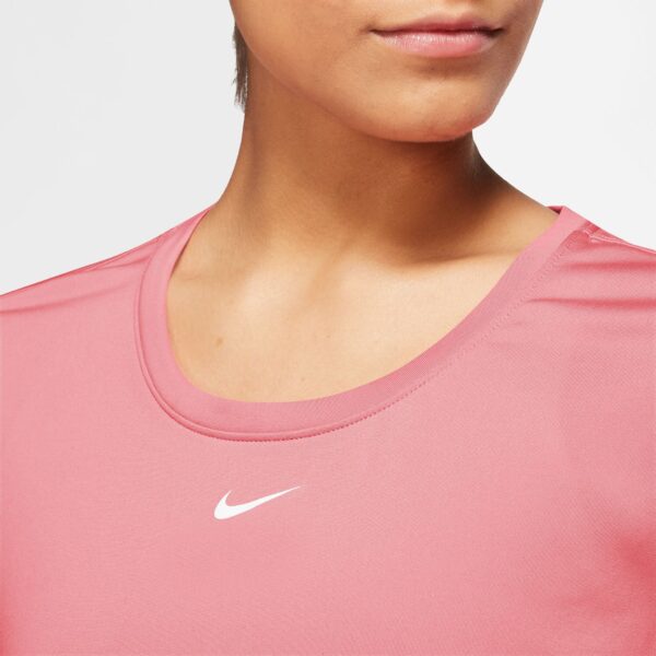NIKE W NK ONE DF SS STD TOP SEA CORAL/WHITE – Bild 3