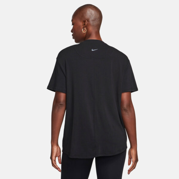 NIKE W NK ONE RELAXED DF SS TOP BLACK/BLACK – Bild 2