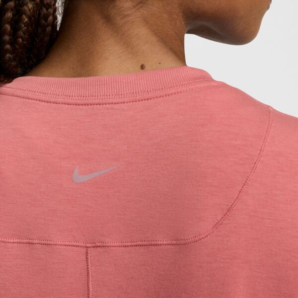 NIKE W NK ONE RELAXED DF SS TOP CANYON PINK/BLACK – Bild 5