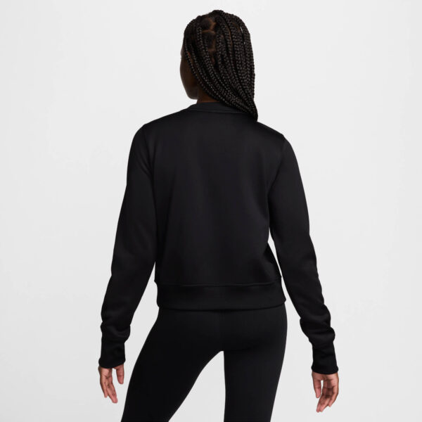 NIKE W NK ONE TF CREW LBR BLACK/BLACK – Bild 2