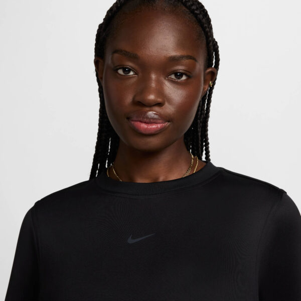 NIKE W NK ONE TF CREW LBR BLACK/BLACK – Bild 3