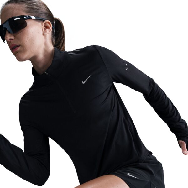 NIKE W NK SWIFT DF UV HZ TOP BLACK/REFLECTIVE SILV – Bild 3