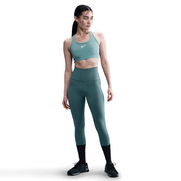 NIKE W NK SWSH MED SPT BRA CANNON/WHITE