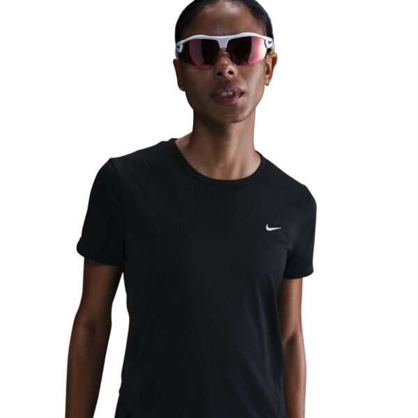 NIKE W NK TEMPO DF SS TOP BLACK/REFLECTIVE SILV – Bild 2