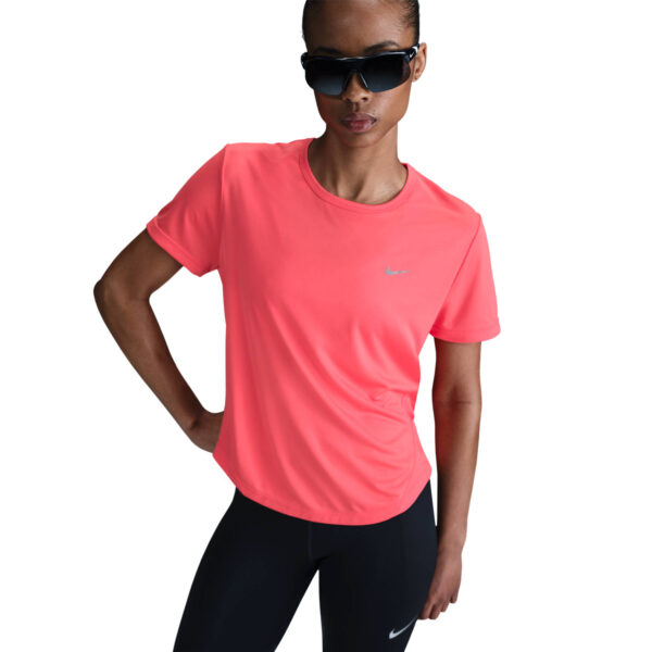 NIKE W NK TEMPO DF SS TOP MAGIC EMBER/REFLECTIVE SILV – Bild 2