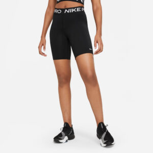 NIKE W NP 365 SHORT 8IN BLACK/WHITE