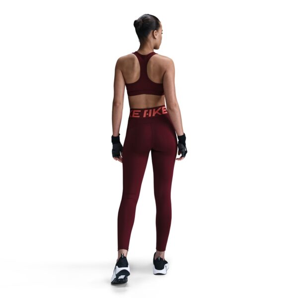 NIKE W NP SCULPT DF HR TIGHT DARK TEAM RED/WHITE – Bild 2