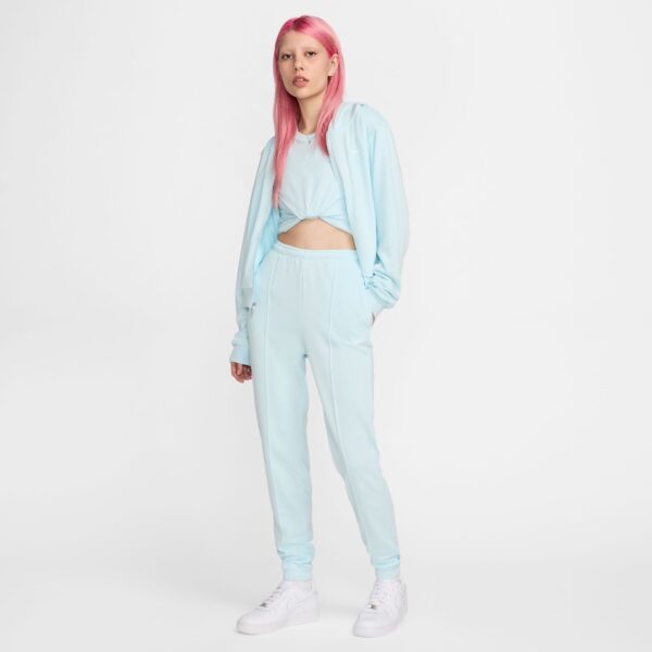 NIKE W NSW NK CHLL FT FZ HDY GLACIER BLUE/SAIL – Bild 8