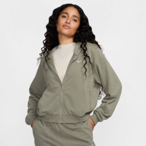 NIKE W NSW NK CHLL FT FZ HDY LIGHT ARMY/SAIL