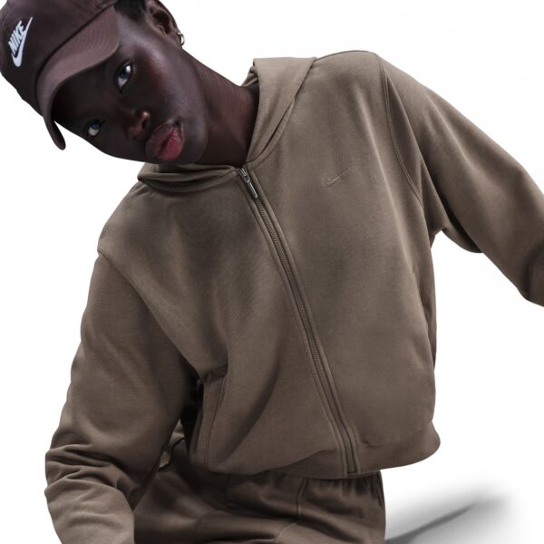 NIKE W NSW NK CHLL FT FZ HDY MINK BROWN/SAIL – Bild 3