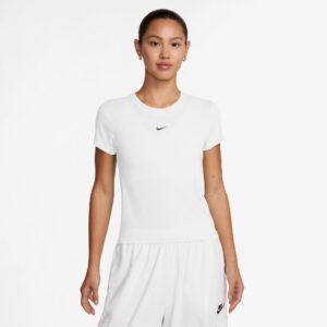 NIKE W NSW NK CHLL KNT MD CRP WHITE/BLACK