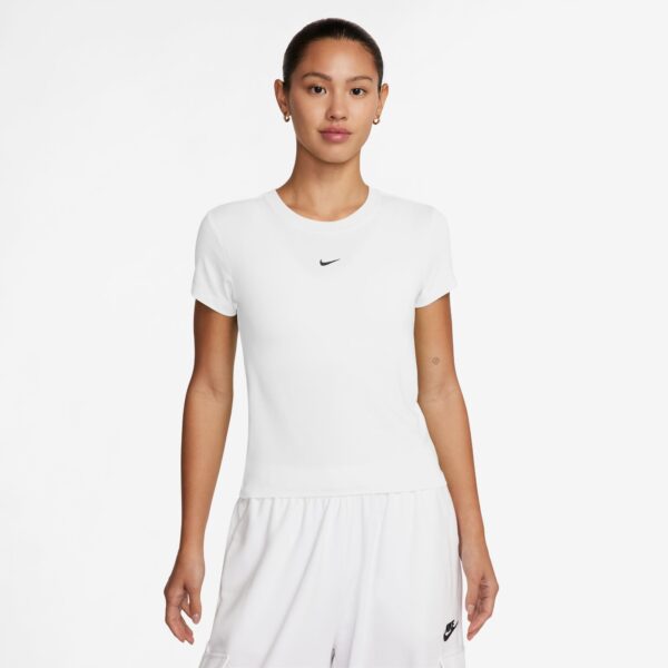 NIKE W NSW NK CHLL KNT MD CRP WHITE/BLACK