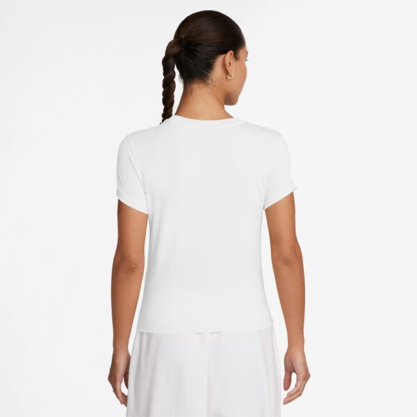 NIKE W NSW NK CHLL KNT MD CRP WHITE/BLACK – Bild 2