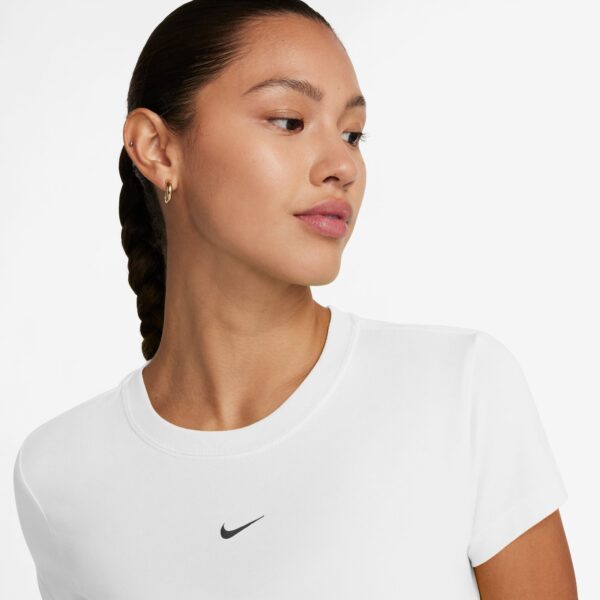 NIKE W NSW NK CHLL KNT MD CRP WHITE/BLACK – Bild 3