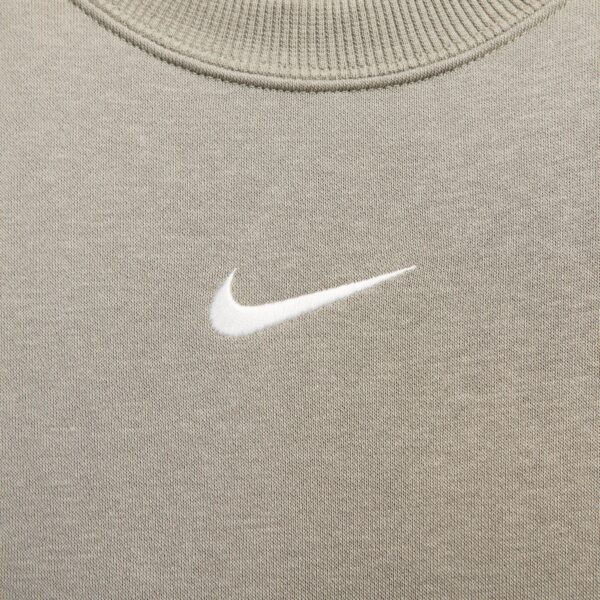 NIKE W NSW PHNX FLC STD CREW LIGHT ARMY/SAIL – Bild 4