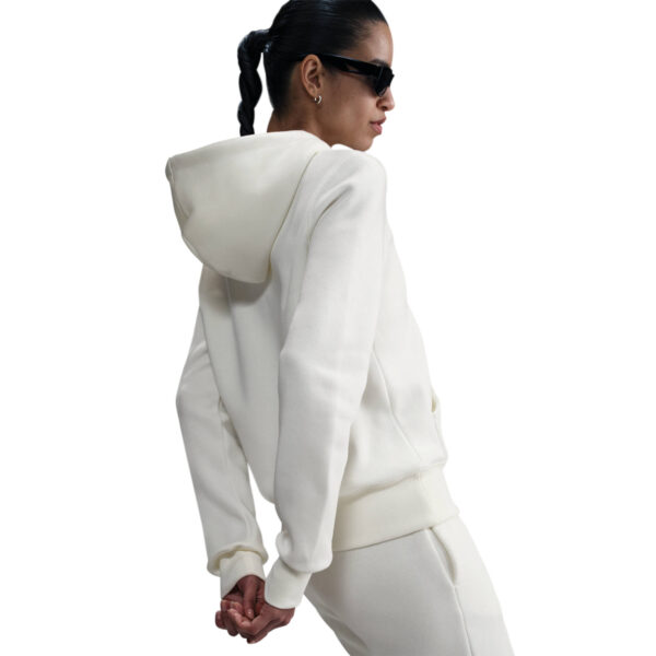 NIKE W NSW PHNX FLC STD PO HOODIE SAIL/BLACK – Bild 4