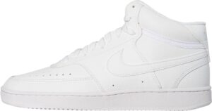 NIKE WMNS NIKE COURT VISION MID WHITE/WHITE-WHITE