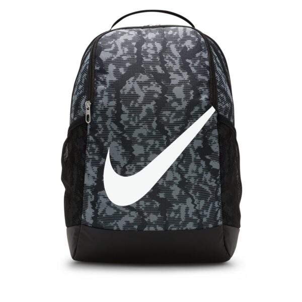 NIKE Y NK BRSLA BKPK - CAT AOP FA24 BLACK/BLACK/WHITE