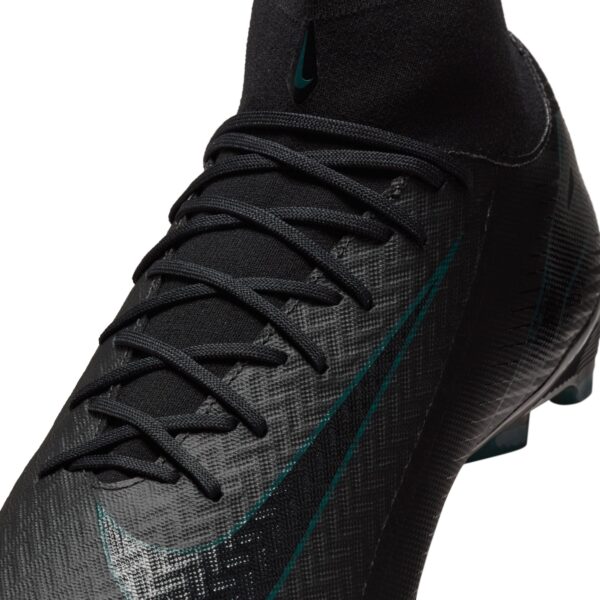 NIKE ZM SUPERFLY 10 ACAD FG/MG BLACK/BLACK-DEEP JUNGLE – Bild 10