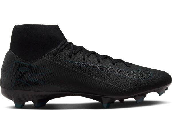 NIKE ZM SUPERFLY 10 ACAD FG/MG BLACK/BLACK-DEEP JUNGLE