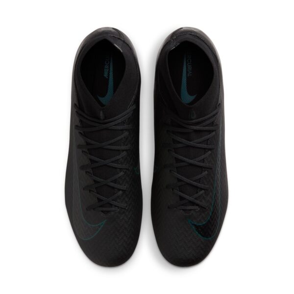 NIKE ZM SUPERFLY 10 ACAD FG/MG BLACK/BLACK-DEEP JUNGLE – Bild 4