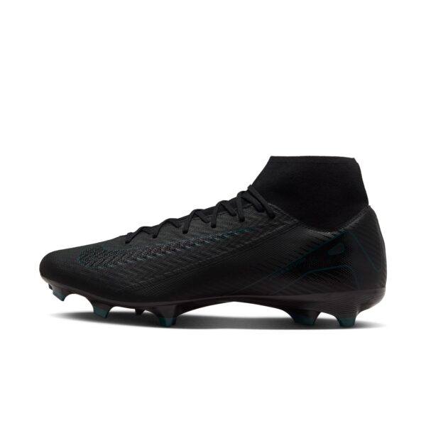 NIKE ZM SUPERFLY 10 ACAD FG/MG BLACK/BLACK-DEEP JUNGLE – Bild 5