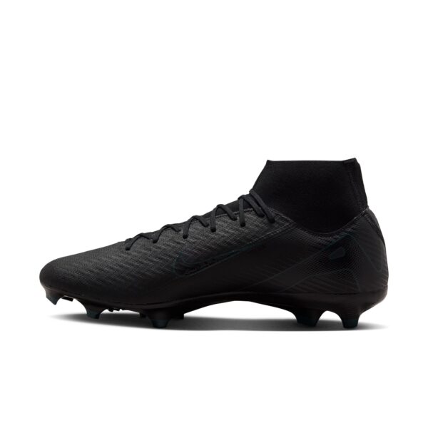 NIKE ZM SUPERFLY 10 ACAD FG/MG BLACK/BLACK-DEEP JUNGLE – Bild 6