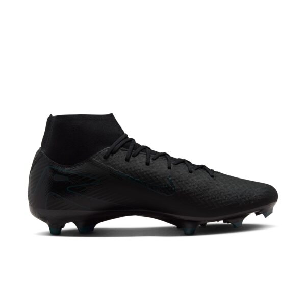 NIKE ZM SUPERFLY 10 ACAD FG/MG BLACK/BLACK-DEEP JUNGLE – Bild 7