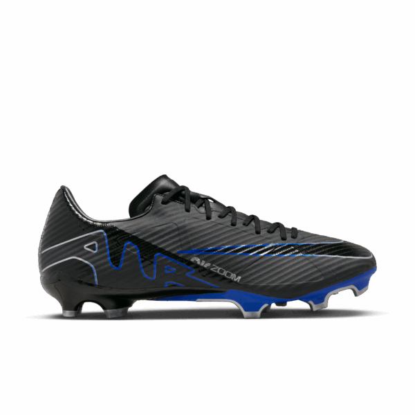 NIKE ZOOM VAPOR 15 ACADEMY FG/MG BLACK/CHROME-HYPER ROYAL
