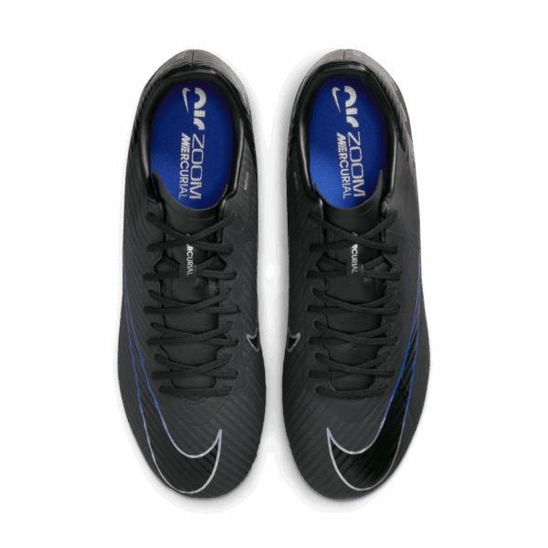 NIKE ZOOM VAPOR 15 ACADEMY FG/MG BLACK/CHROME-HYPER ROYAL – Bild 4