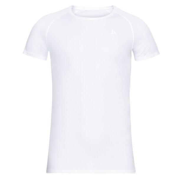 ODLO BL TOP CREW NECK S/S ACTIVE F- WHITE