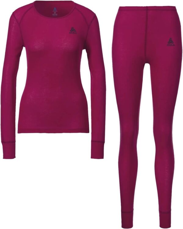 ODLO Set ACTIVE WARM CERISE