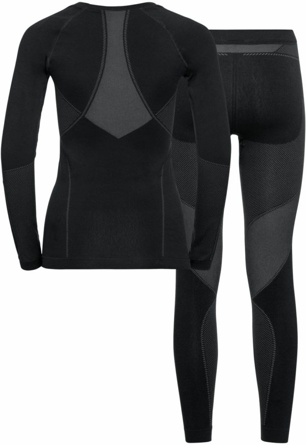 ODLO Set long FUNDAMENTALS PERFORMA BLACK - ODLO GRAPHITE GREY – Bild 2
