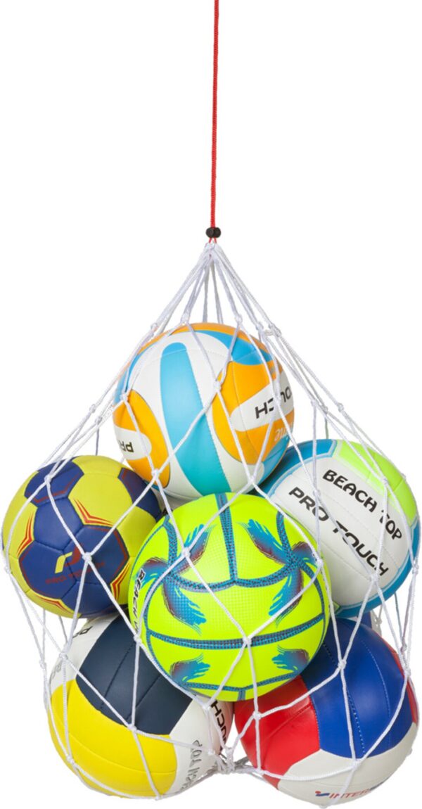 PRO TOUCH Balltragenetz Nylon Net 6 balls WHITE