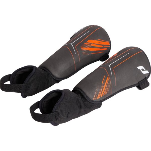 PRO TOUCH Schienb-Schütz. Force 100 FS BLACK/ORANGE/WHITE – Bild 2