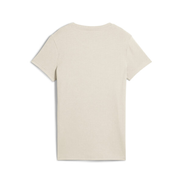PUMA ESS ELEVATED Rib Tee ALPINE SNOW – Bild 2
