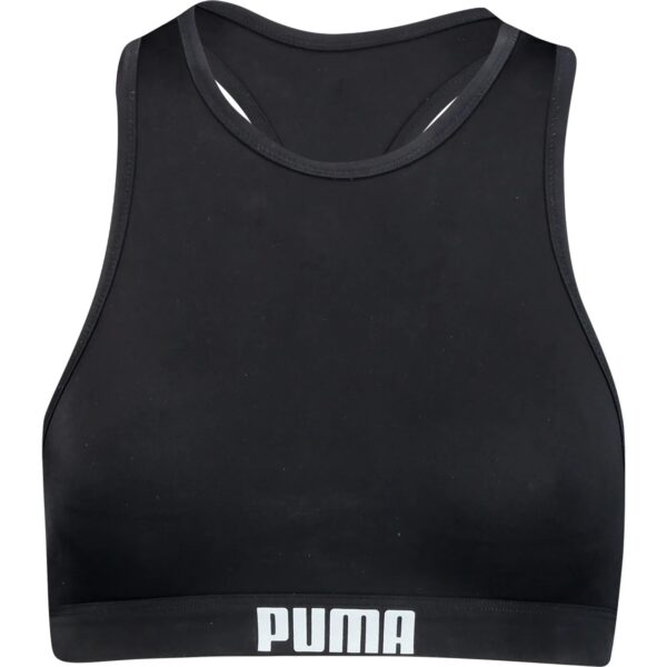 PUMA PUMA SWIM WOMEN RACERBACK SWIM TOP BLACK – Bild 2