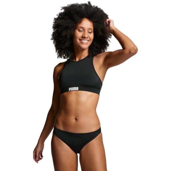 PUMA PUMA SWIM WOMEN RACERBACK SWIM TOP BLACK – Bild 5