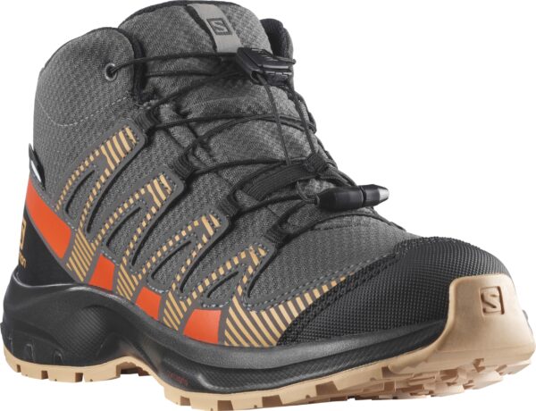 SALOMON SHOES XA PRO V8 MID CSWP J Mgnt/Aco MAGNET/ACORN/CHERRY TOMATO – Bild 2