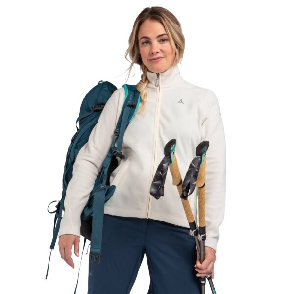 SCHÖFFEL Fleece Jacket Leona3 WHISPER WHITE – Bild 2