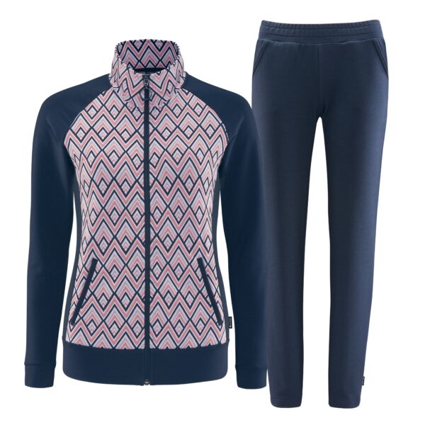 SCHNEIDER SPORTSWEAR CARLAW-ANZUG CHALKYROSE/DUNKELBLAU