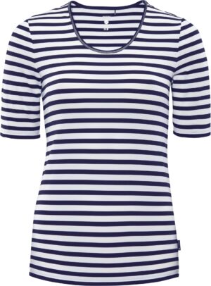 SCHNEIDER SPORTSWEAR DESYW-SHIRT WEIß/DUNKELBLAU