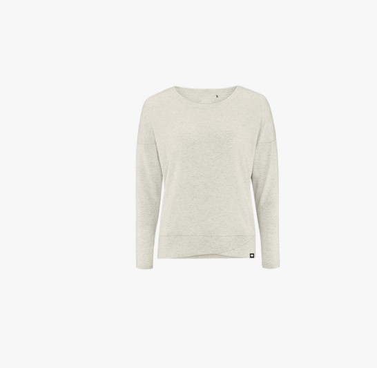 SCHNEIDER SPORTSWEAR MOANAW-LONGSLEEVE OFF-WHITE/GRAU-MEL.