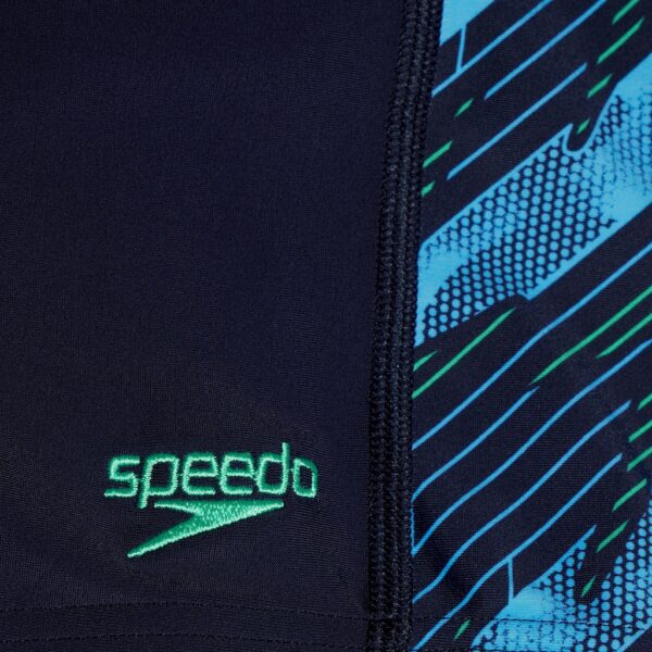 SPEEDO Boys HyperBoom Panel Aquashort TRUE NAVY / HARLEQUIN GREEN / – Bild 4
