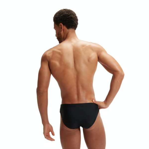 SPEEDO Mens Medley Logo 7cm Brief BLACK / USA CHARCOAL – Bild 5